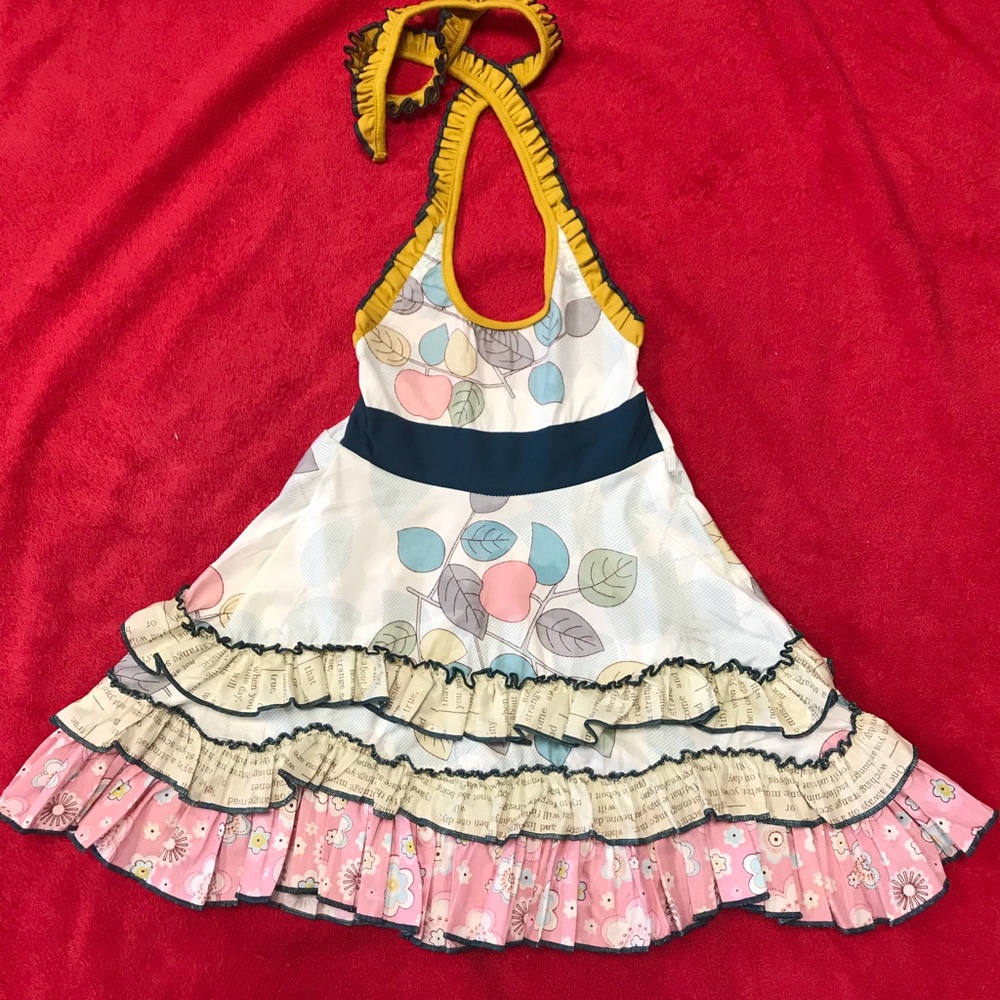 New Victorian Boho Inspired Tea Length Dress
